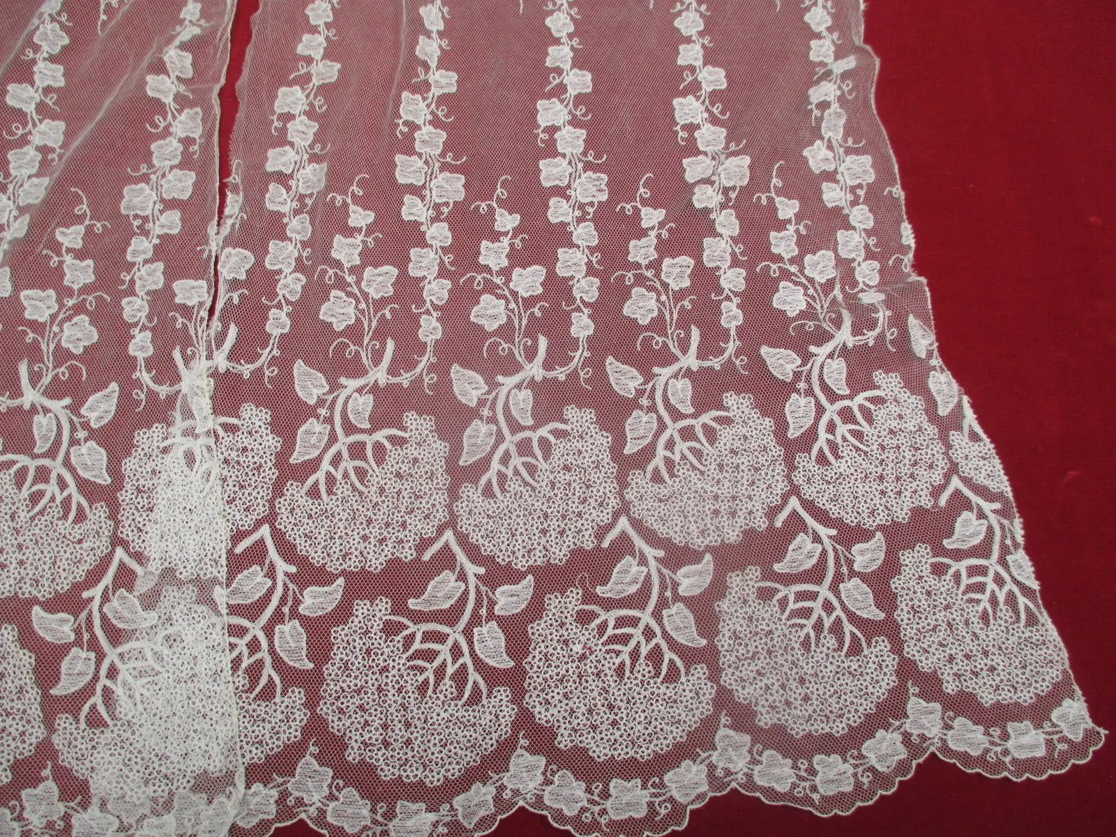 Antique Victorian Matching Lace Panels