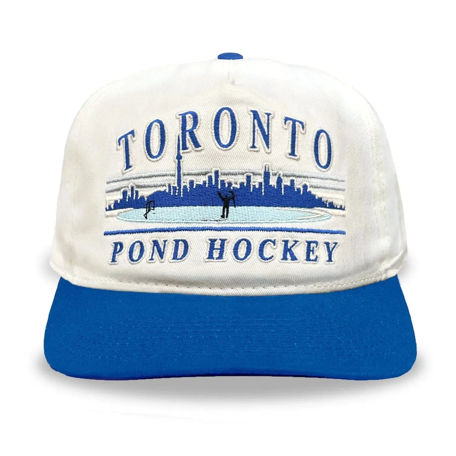 Celly Hockey Toronto Pond Hockey Snapback Hat - Cream