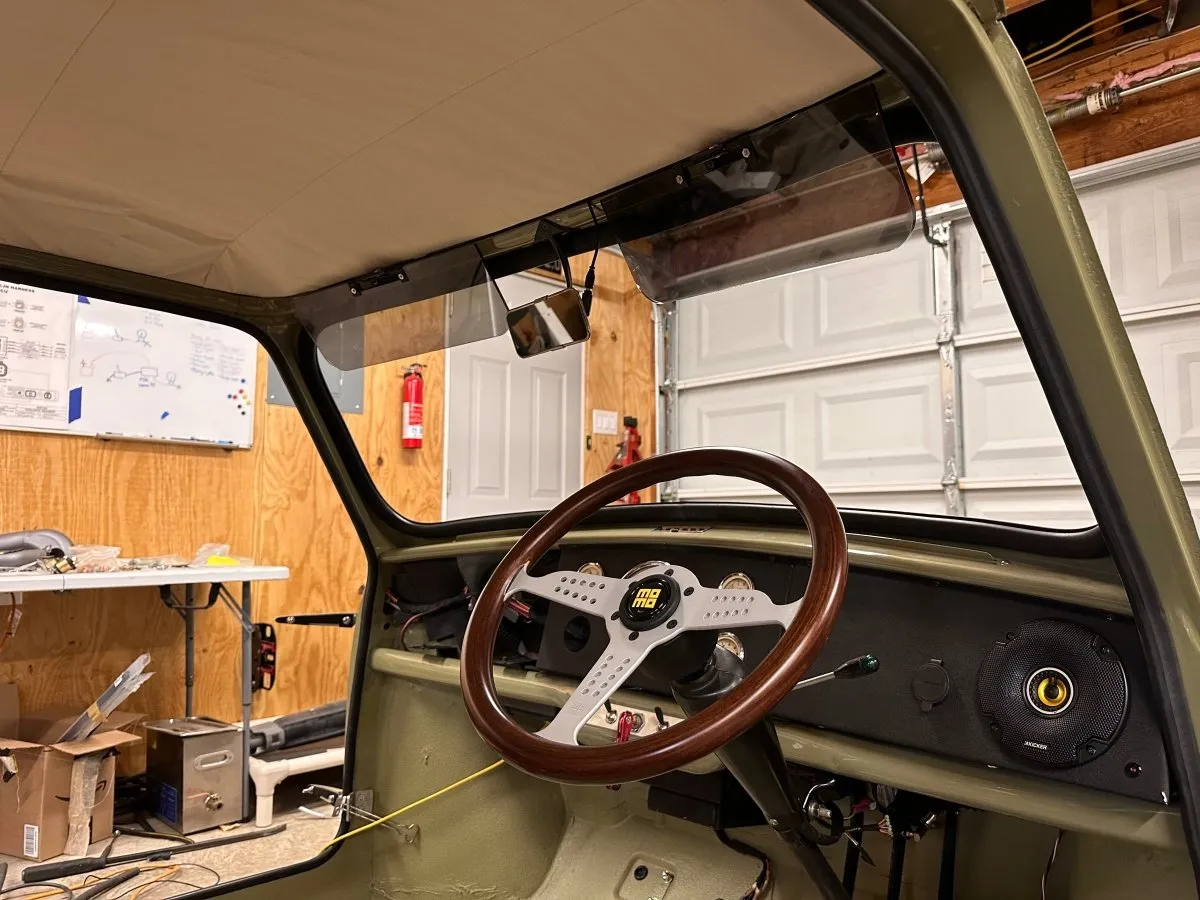 Early Mk1 Mini - Acrylic Visor Replacements(Pair)