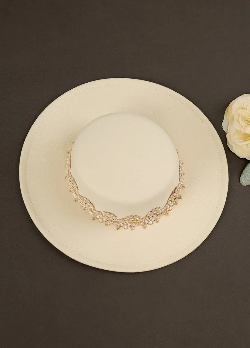 Hallie Hat in Cream