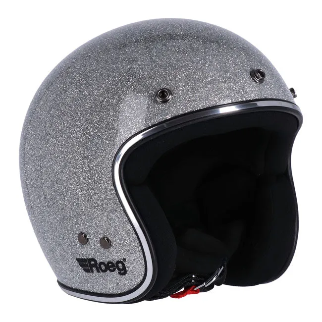 ROEG JETT HELMET DISCO BALL SILVER