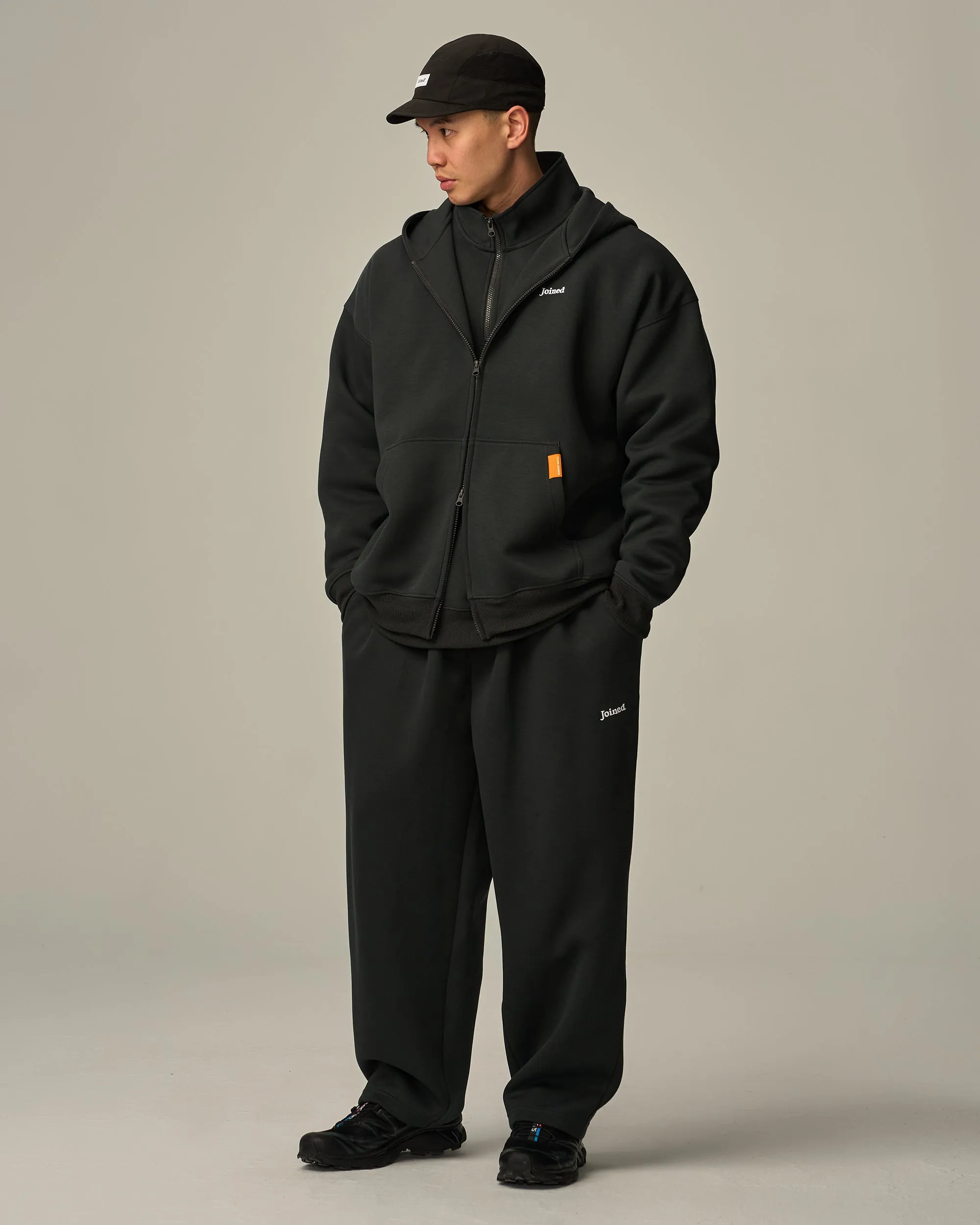 Track Zip-Up Oversized Hoodie