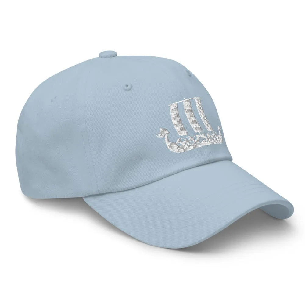 Viking Ship Embroidered Hat